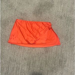 Frankie’s bikinis red slip skirt